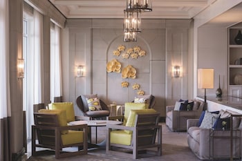 Lobby lounge, ocean views at The Ritz-Carlton, Marina del Rey