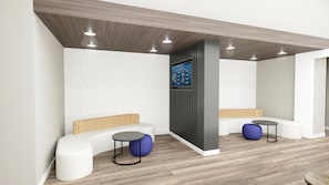 Sala de estar en el lobby