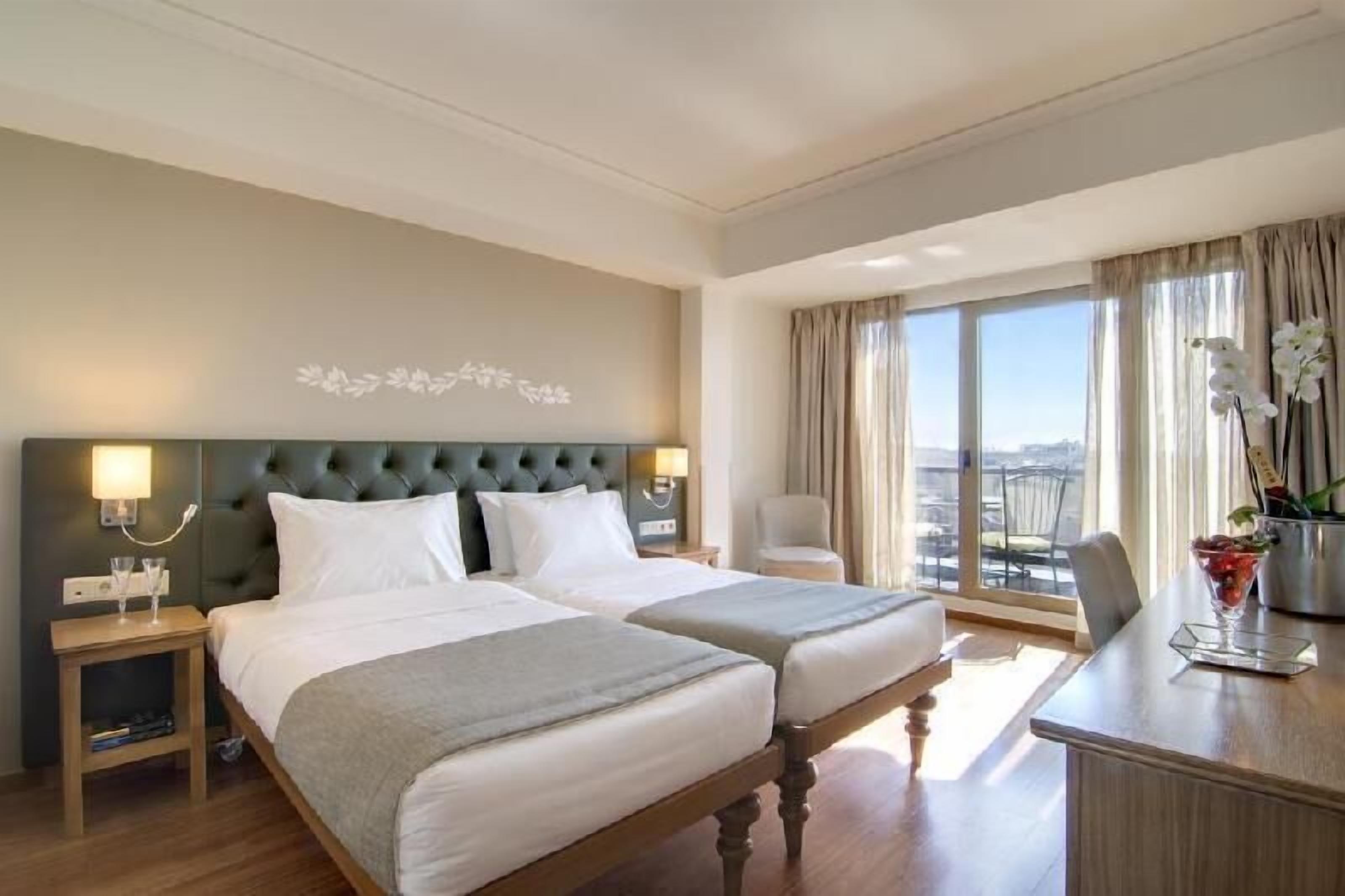 Minibar, in-room safe, desk, blackout curtains