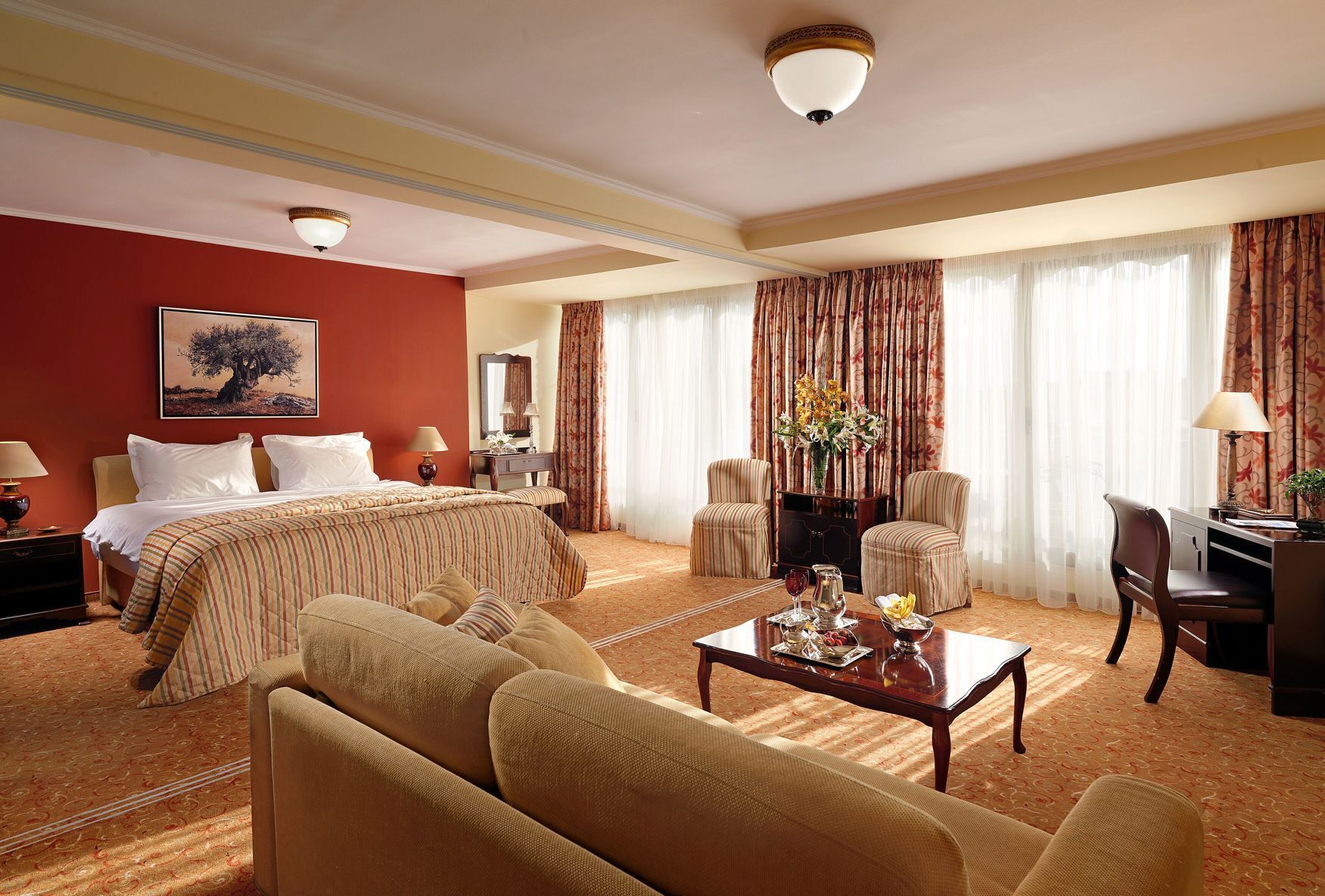 Minibar, in-room safe, desk, blackout curtains