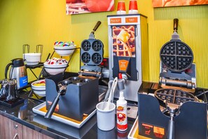 Free daily buffet breakfast 
