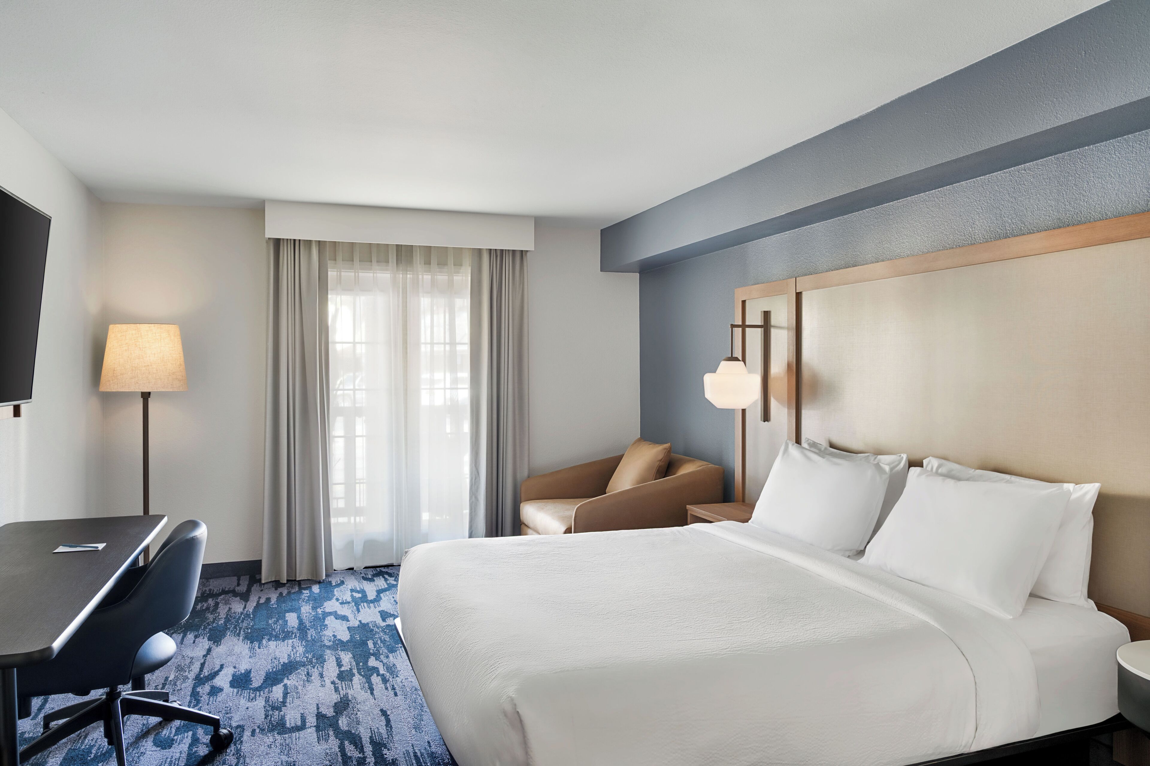 In-room safe, desk, blackout curtains, iron/ironing board