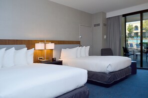 Premium bedding, pillowtop beds, in-room safe, desk