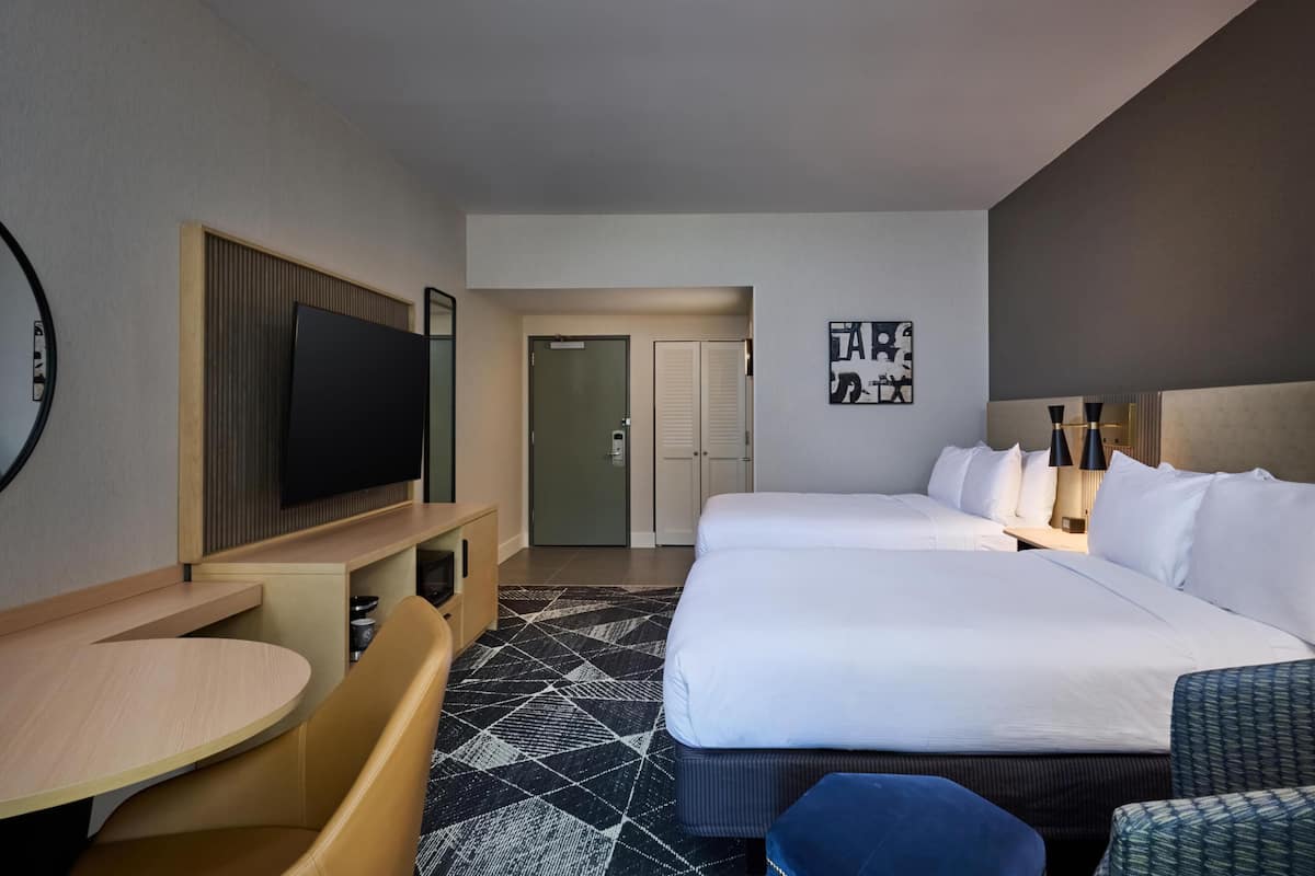 Premium bedding, pillowtop beds, in-room safe, desk