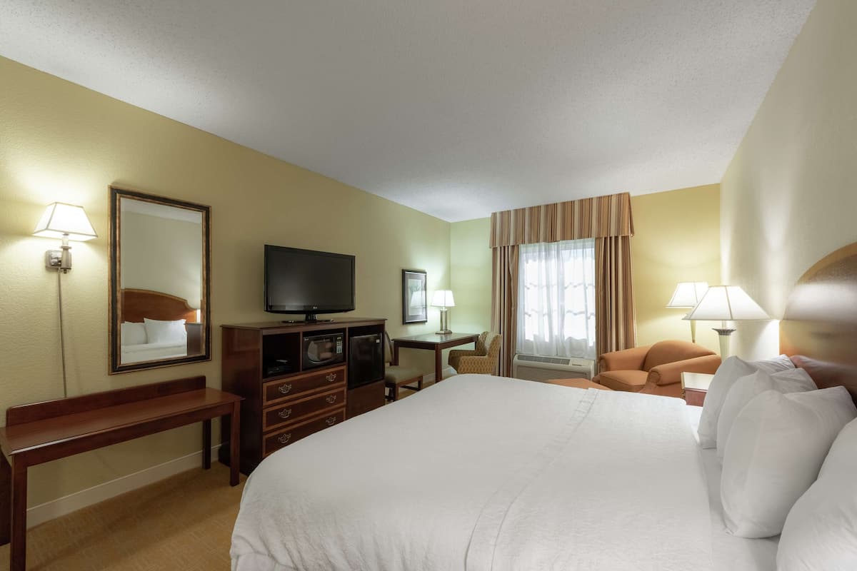 One King Bed, Non-Smoking, Accessible | In-room safe, desk, blackout drapes, iron/ironing board