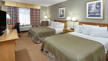 Desk, iron/ironing board, rollaway beds, free WiFi