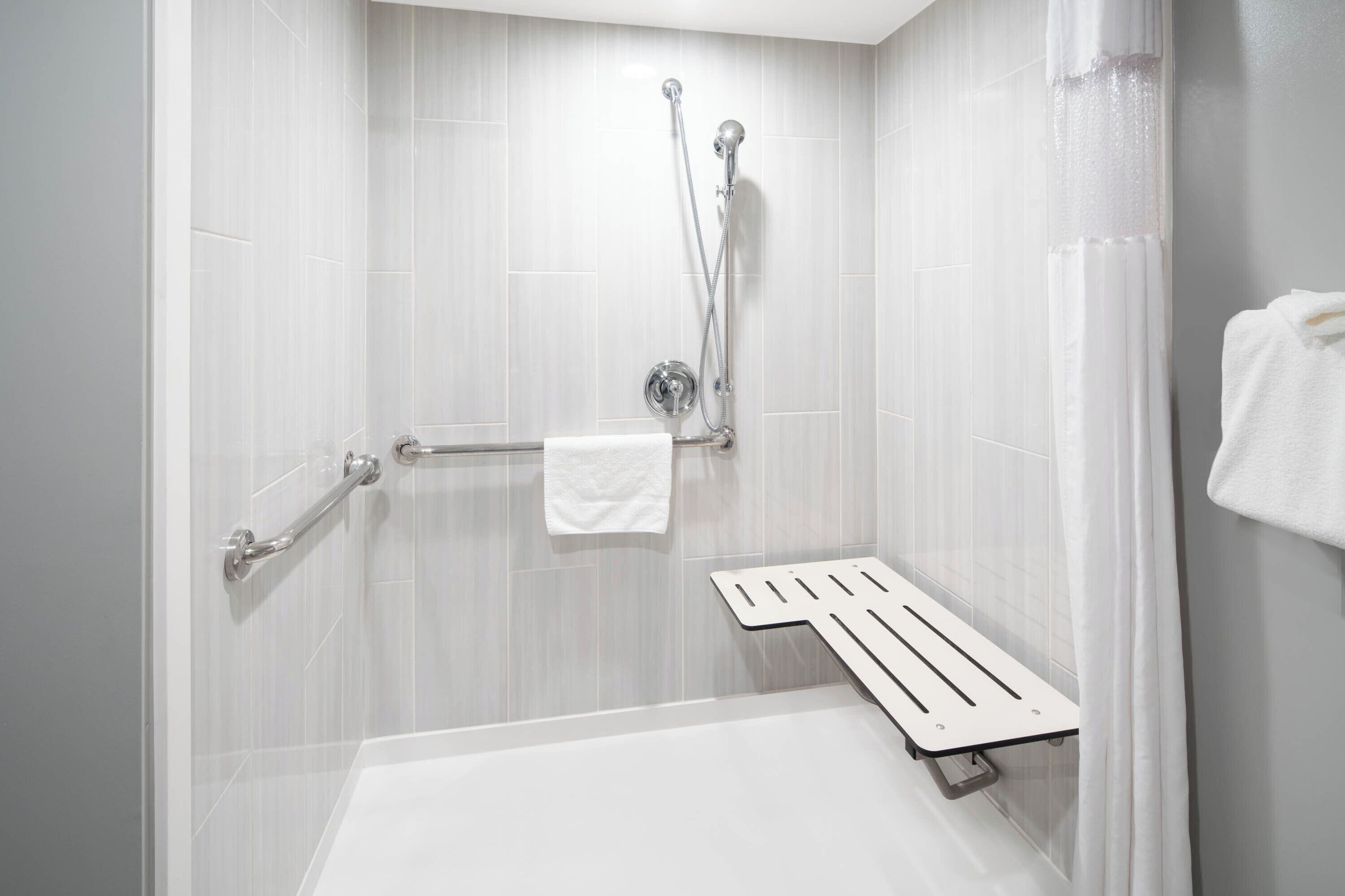 room, 2 queen beds, accessible, non smoking (roll-in shower) | in-room safe, desk, laptop workspace, blackout curtains