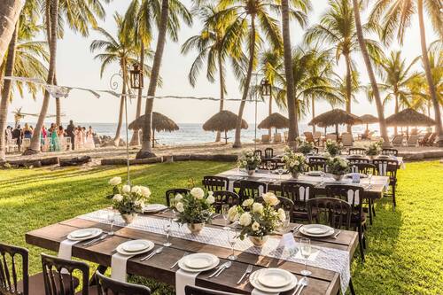 Área de bodas al aire libre