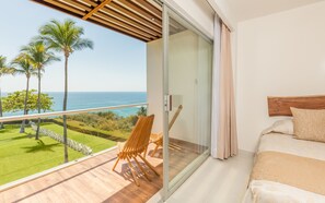 Deluxe Room, 1 King Bed, Terrace, Sea View | 1 bedroom, premium bedding, in-room safe, desk
