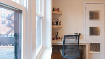 In-room safe, desk, blackout curtains, iron/ironing board