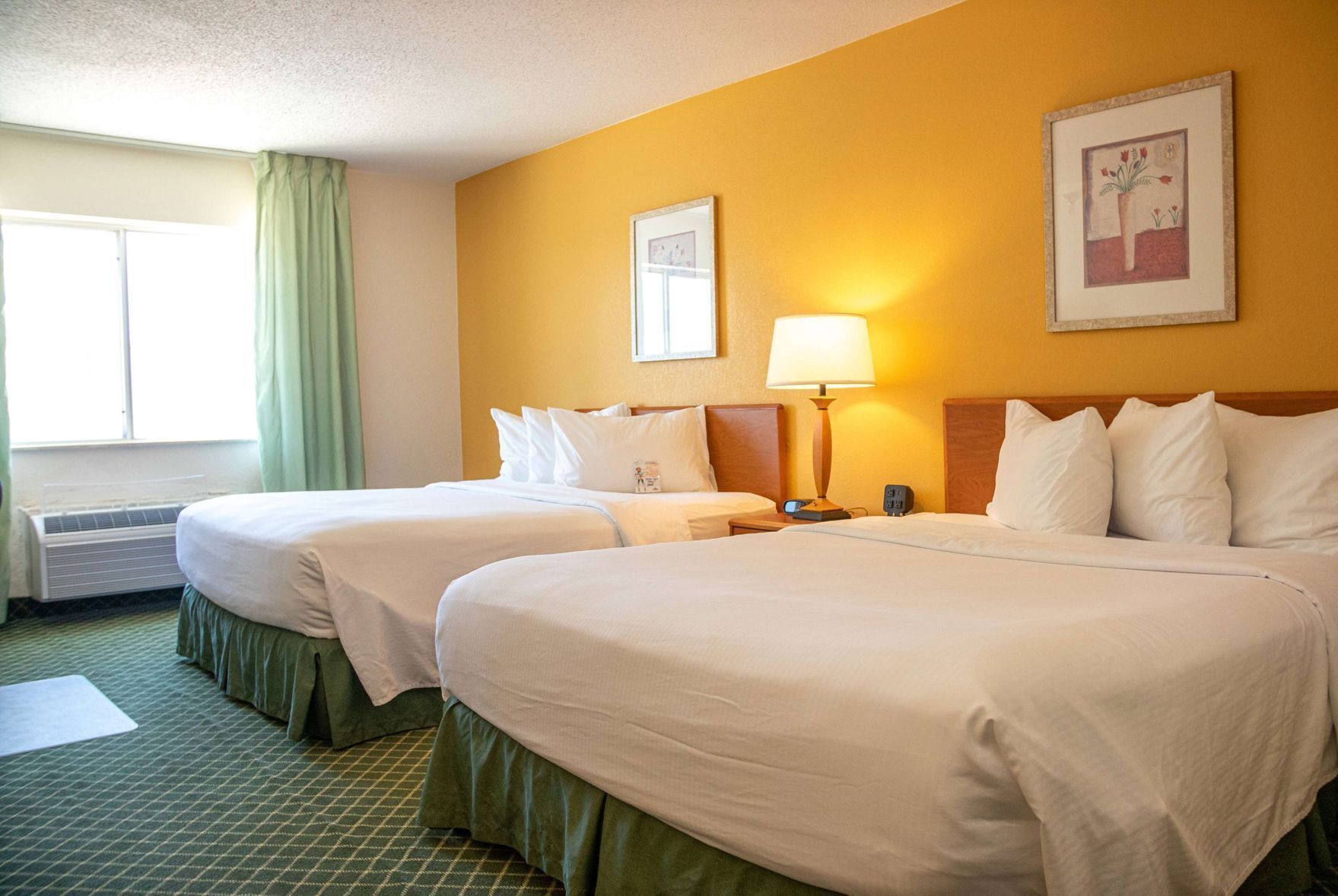 1 bedroom, premium bedding, desk, blackout curtains