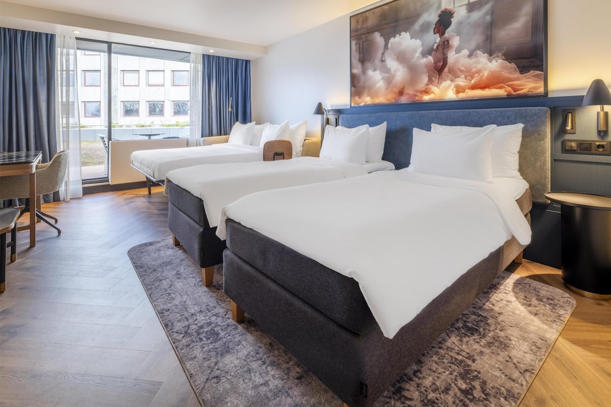 Deluxe Room, Terrace | Premium bedding, down comforters, pillowtop beds, in-room safe