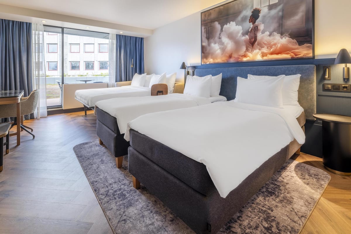 Deluxe Room, Terrace | Premium bedding, down comforters, pillowtop beds, in-room safe