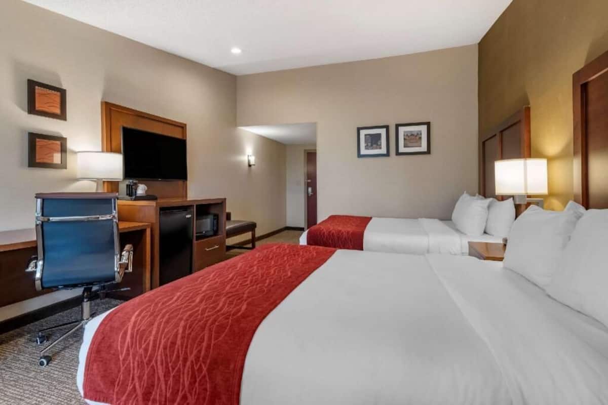 Ropa de cama hipoalergénica y escritorio