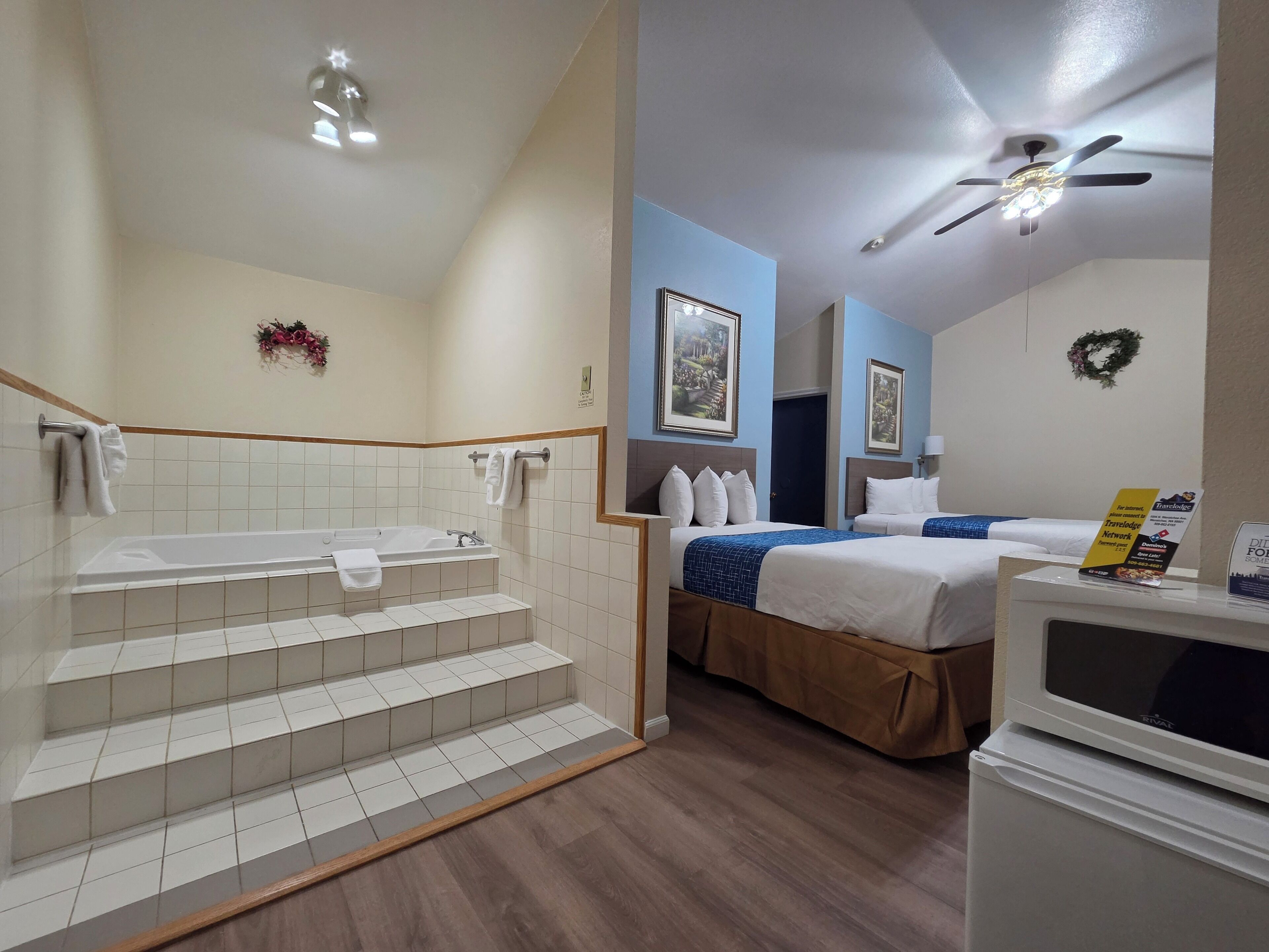 Studio Suite, 2 Queen Beds, Non Smoking | In-room safe, desk, laptop workspace, blackout drapes