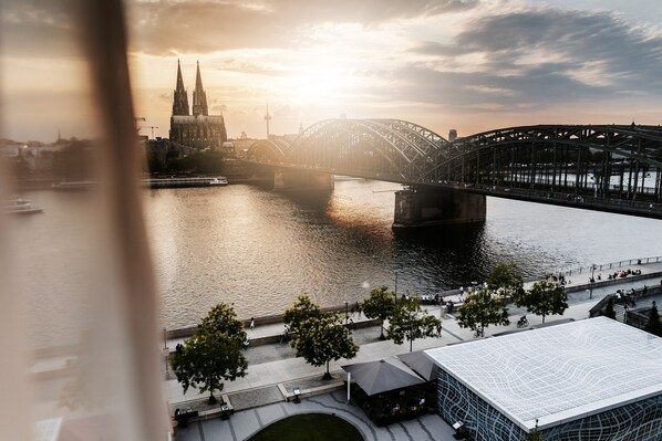 Uitzicht vanuit de kamer