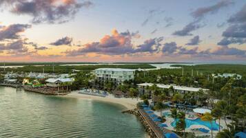 Blick von der Unterkunft