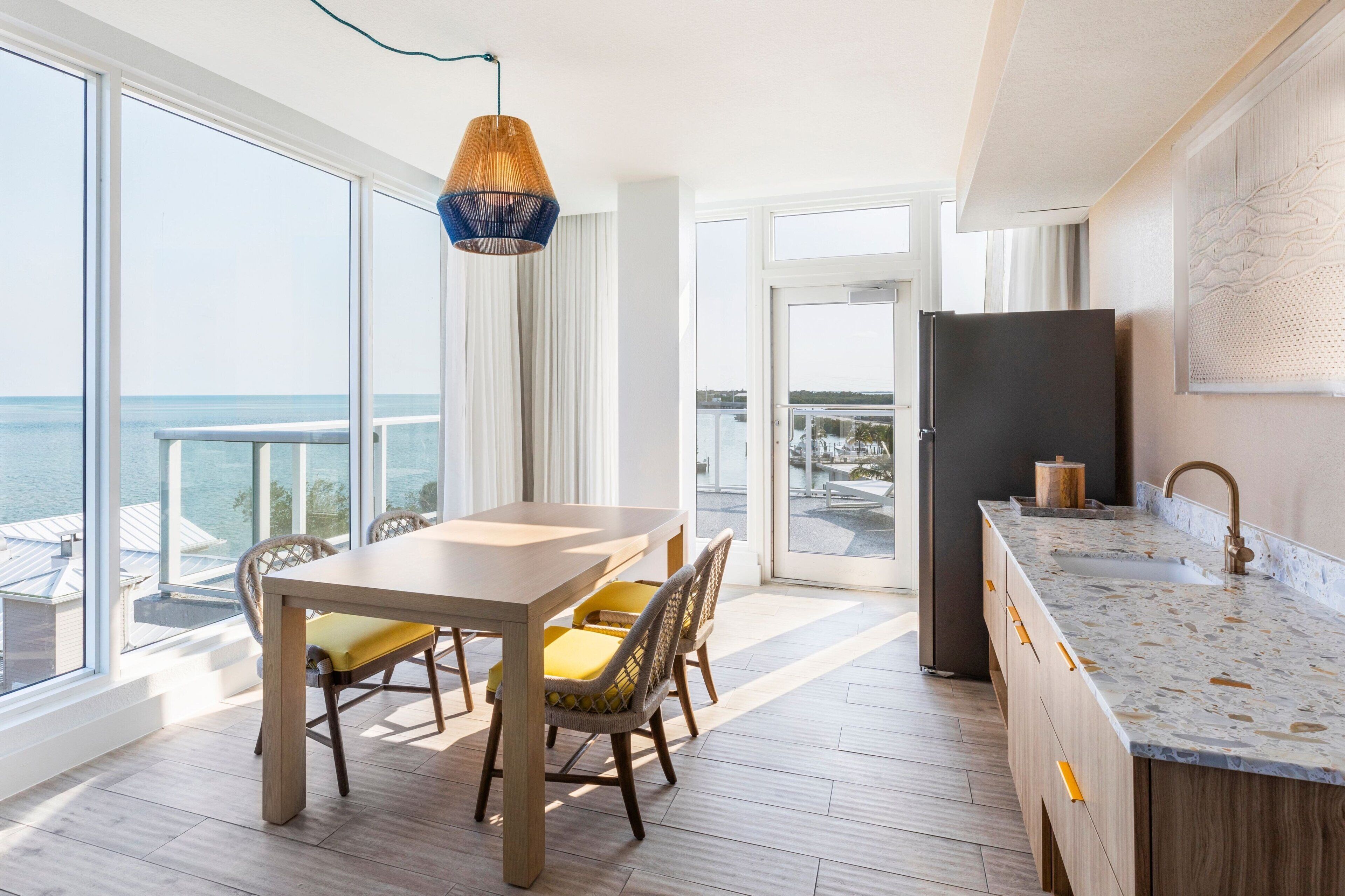 suite, 1 king bed with sofa bed, oceanfront | private kitchen | fridge, coffee/tea maker