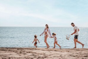 On the beach