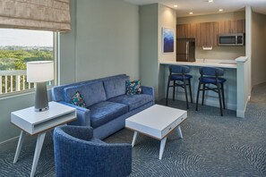 Suite, 1 Bedroom | Private kitchen | Fridge, coffee/tea maker - Crowne Plaza Melbourne - Oceanfront by IHG (Indialantic)
