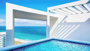 Penthouse 8, 2 Bedroom Bi-level Suite, Bedroom 1: 1 King, Bedroom 2: 1 King, Ocean View, Balcony | Pool | 2 outdoor pools, open 9:00 AM to 7:00 PM, cabanas (surcharge)