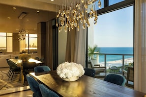 Suite, 3 Bedrooms, Non Smoking, Ocean View | Down duvets, minibar, in-room safe, desk - W South Beach (Miami Beach)