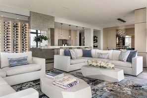 Ocean View Penthouse 1, 3 Bedroom Bi-level Suite, Bedroom1: 1King, Bedroom2: 1King, Bedroom3: 1King | Down comforters, minibar, in-room safe, desk - W South Beach (Miami Beach)