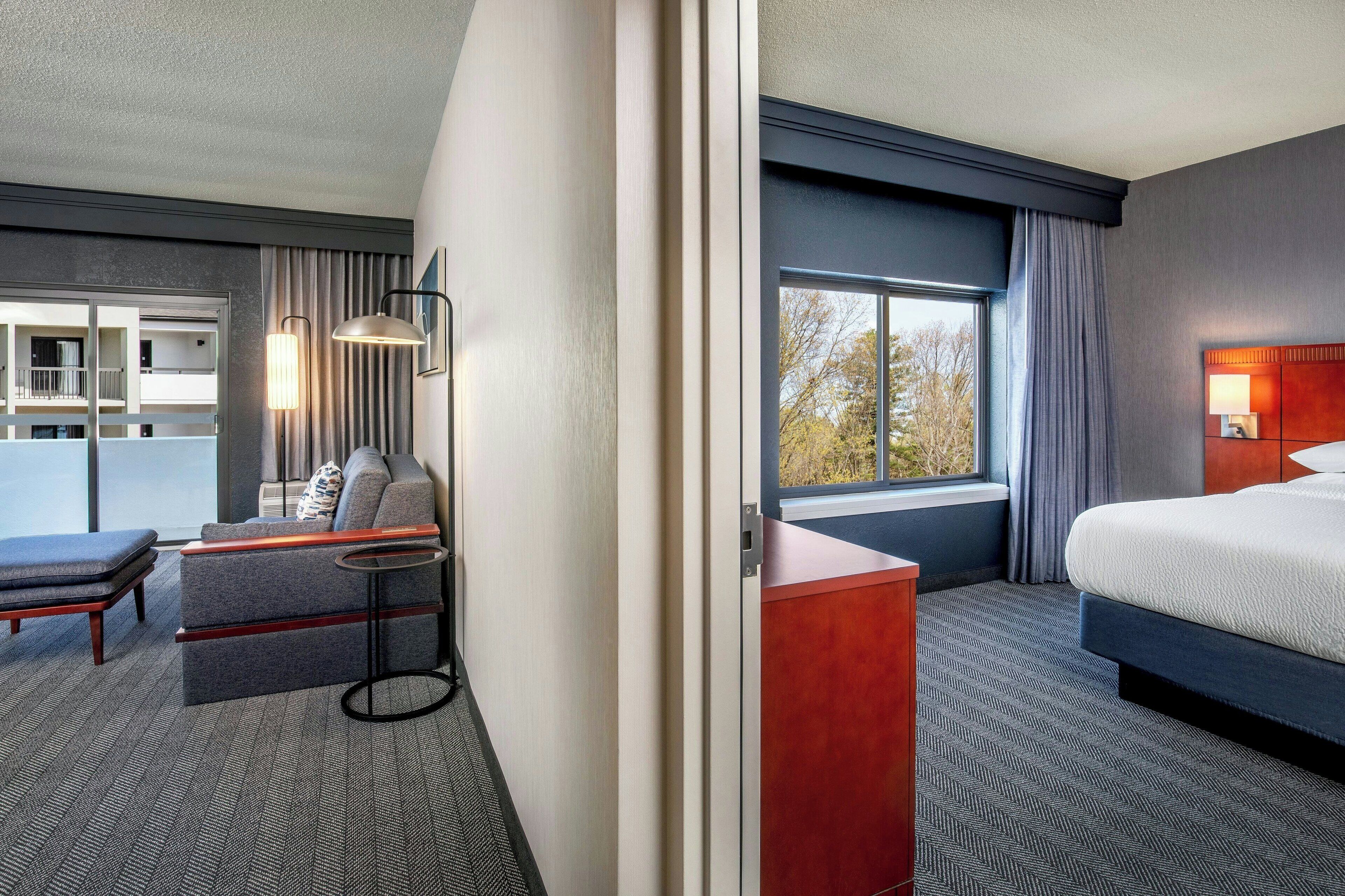 Suite, 1 Bedroom | Premium bedding, desk, laptop workspace, blackout curtains