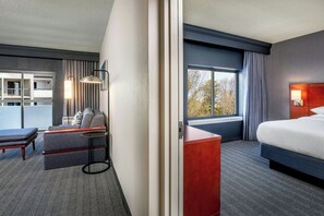 Suite, 1 Bedroom | Premium bedding, desk, laptop workspace, blackout drapes - Courtyard by Marriott Boston Andover (Andover)