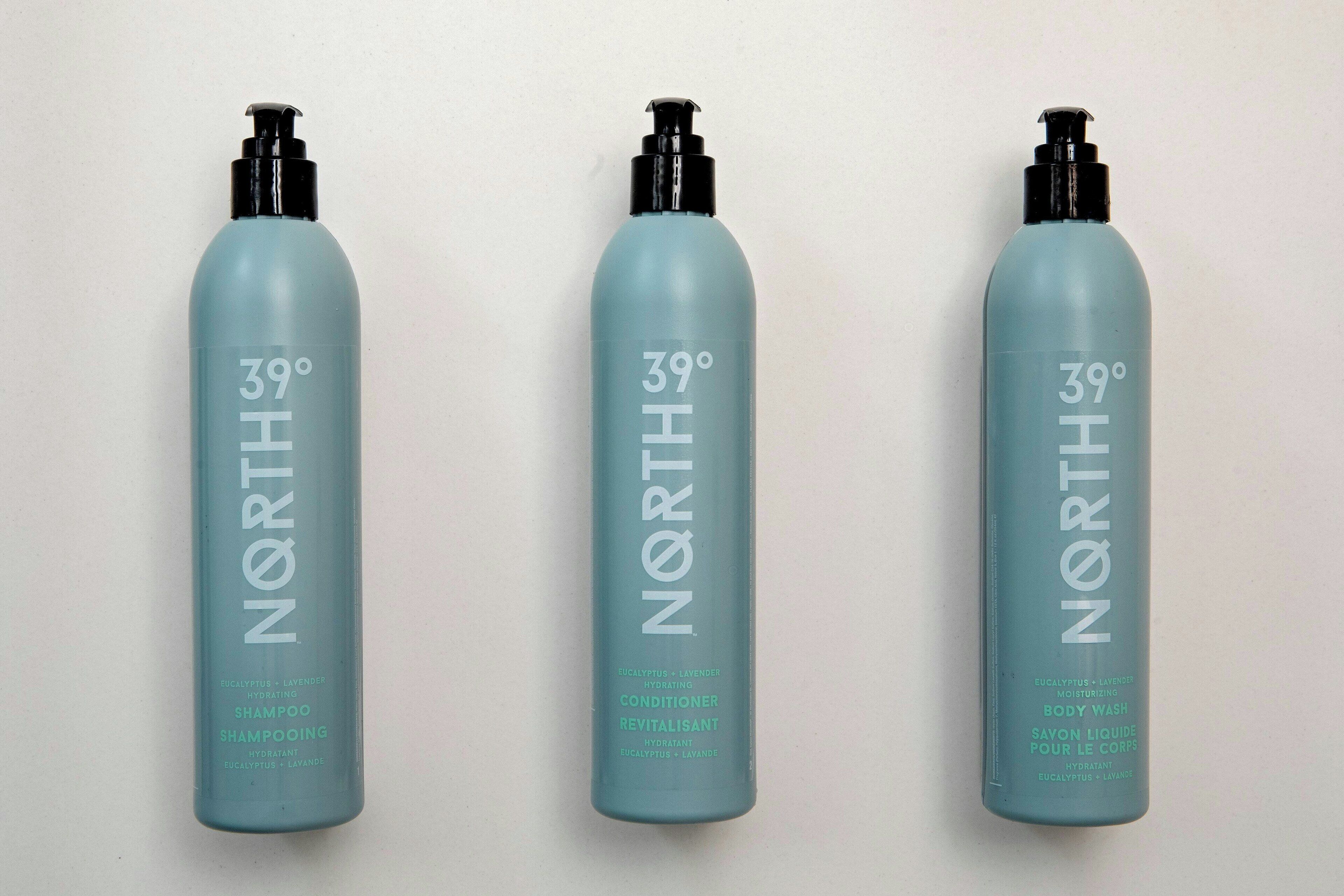 combined shower/bathtub, free toiletries, hair dryer, towels