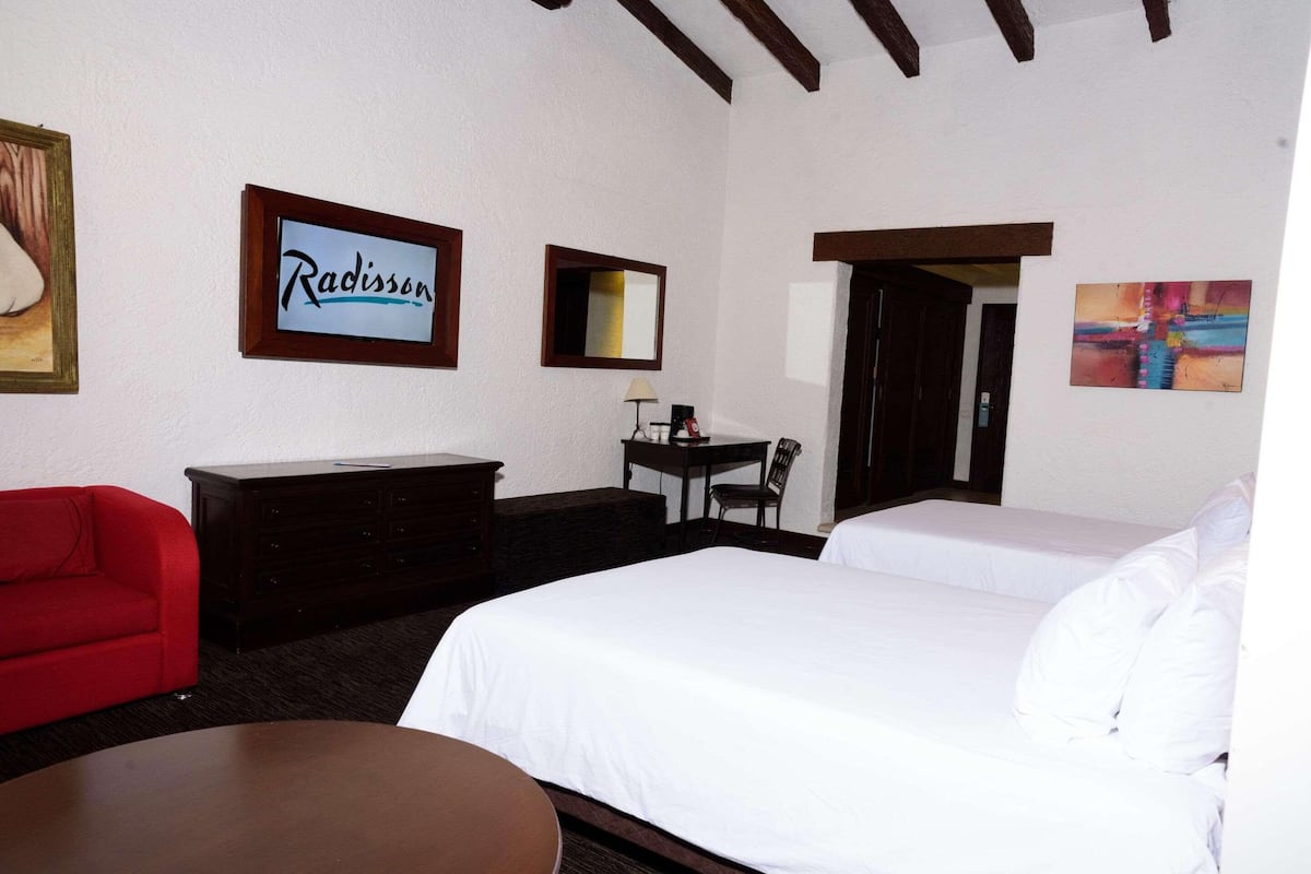 In-room safe, desk, iron/ironing board, free cots/infant beds