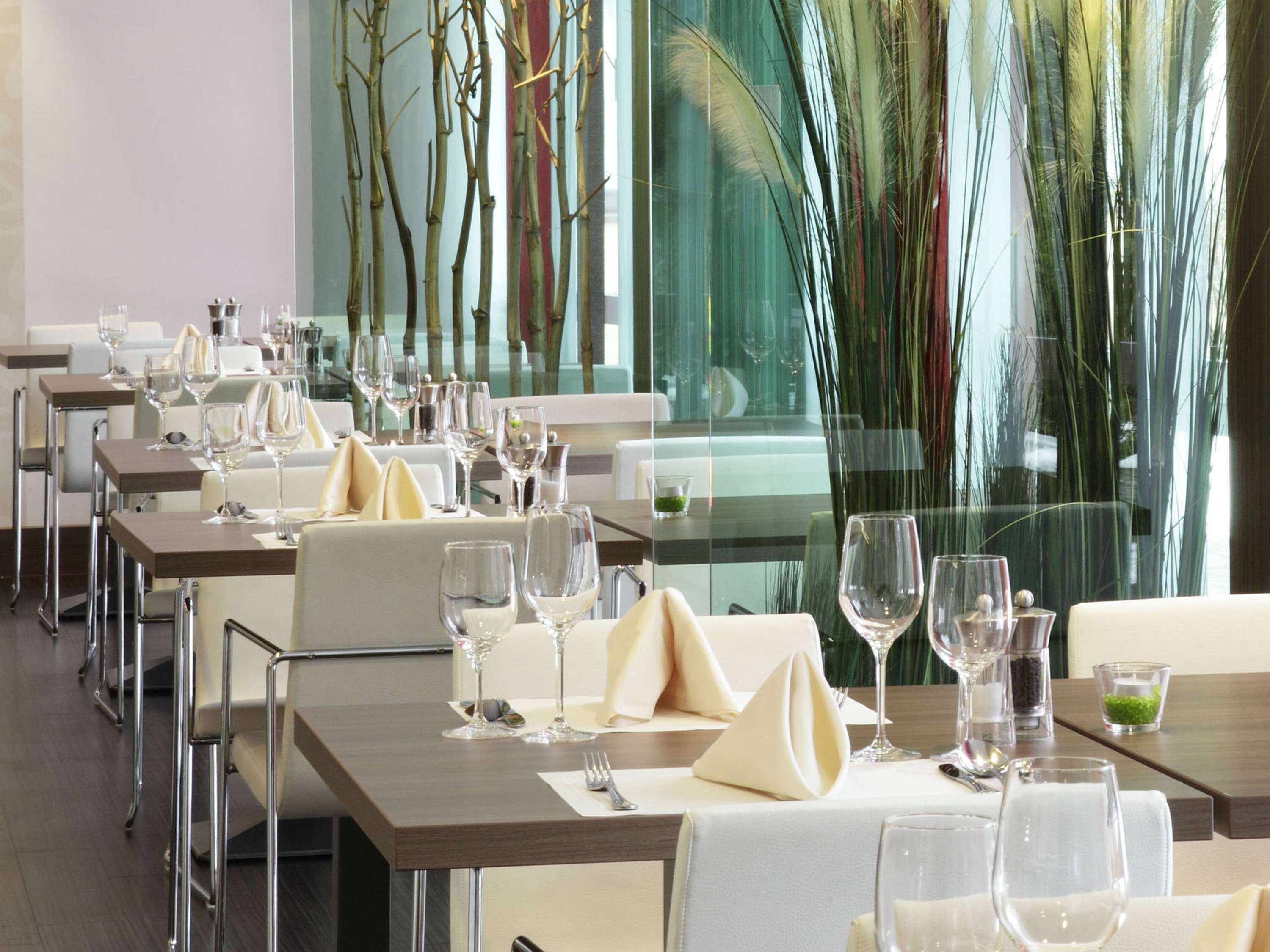 Breakfast, lunch, dinner served; international cuisine, pool views 