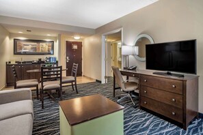 Desk, blackout drapes, iron/ironing board, free WiFi