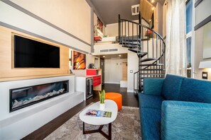 Loft, 1 cama de matrimonio | Sábanas italianas Frette y ropa de cama de alta calidad