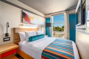 Room, 1 Queen Bed (Petit) | Frette Italian sheets, premium bedding, down duvets, in-room safe - Century Park Hotel (Los Angeles)