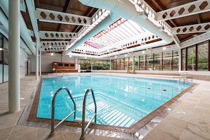 Indoor pool, outdoor pool