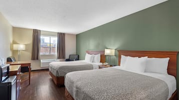 Standard Room, 2 Queen Beds, Non Smoking | Desk, cribs/infant beds, rollaway beds, free WiFi