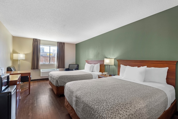 Standard Room, 2 Queen Beds, Non Smoking | Desk, cribs/infant beds, rollaway beds, free WiFi