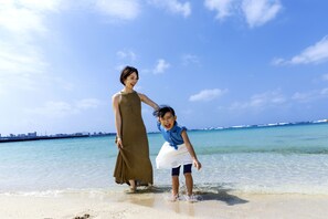 Beach nearby, white sand