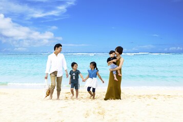Beach nearby, white sand