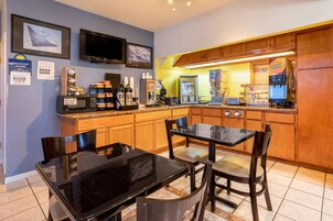 Free daily on-the-go breakfast