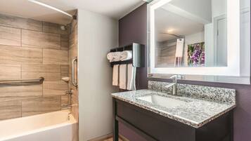 Suite, 2 Queen Beds, Non Smoking (Various Views) | Desk, laptop workspace, blackout drapes, iron/ironing board