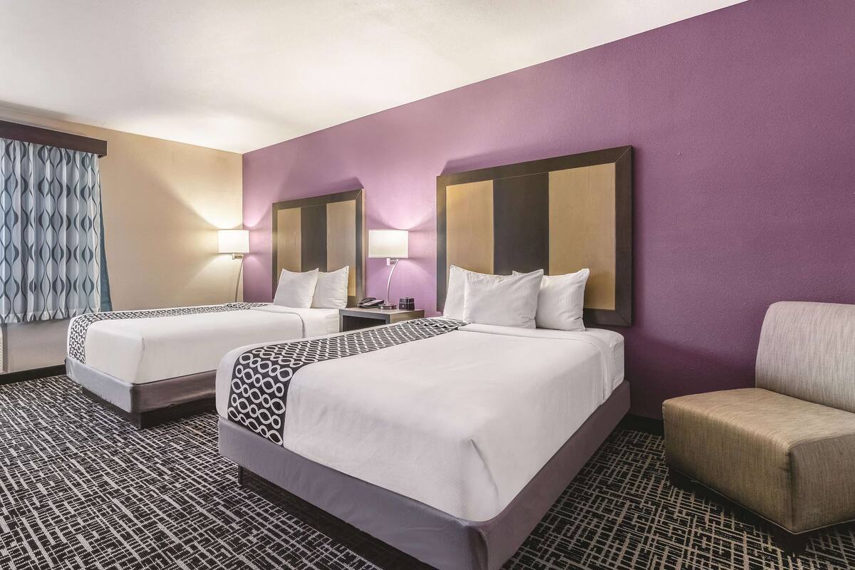 suite, 2 queen beds, non smoking (various views) | desk, laptop workspace, blackout curtains, iron/ironing board