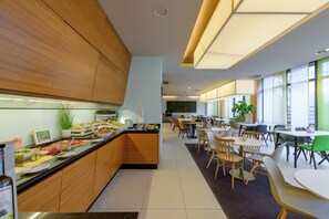 Daily buffet breakfast (EUR 24 per person)