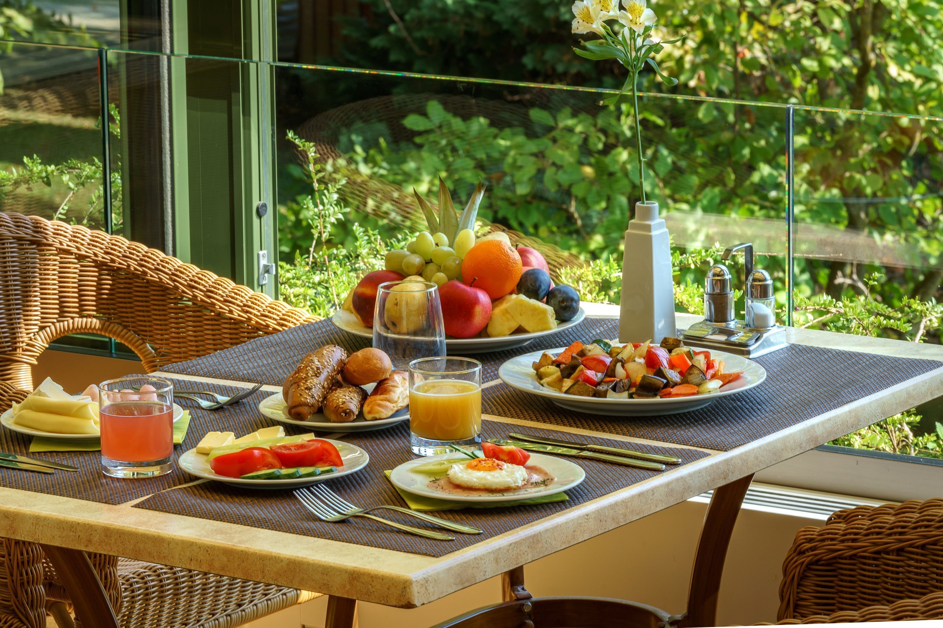 Petit déjeuner buffet compris tous les jours