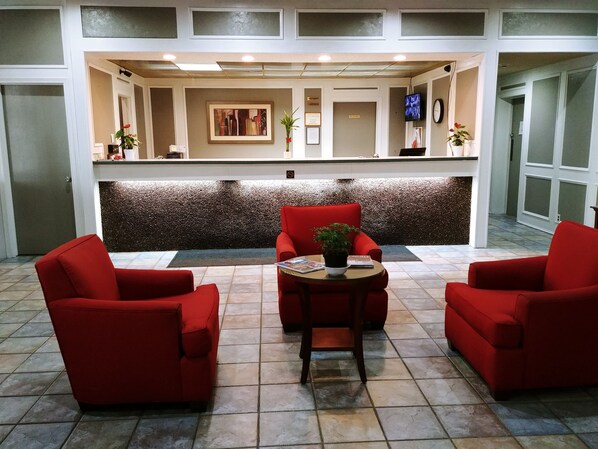 Lobby sitting area