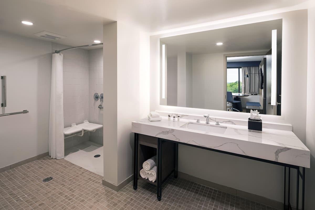 free toiletries, hair dryer, towels, soap