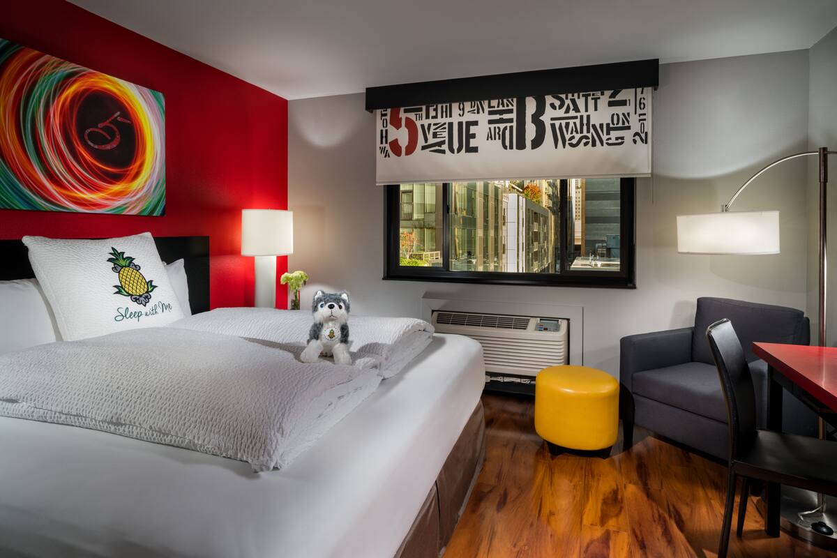 Premium bedding, down duvets, pillow-top beds, in-room safe