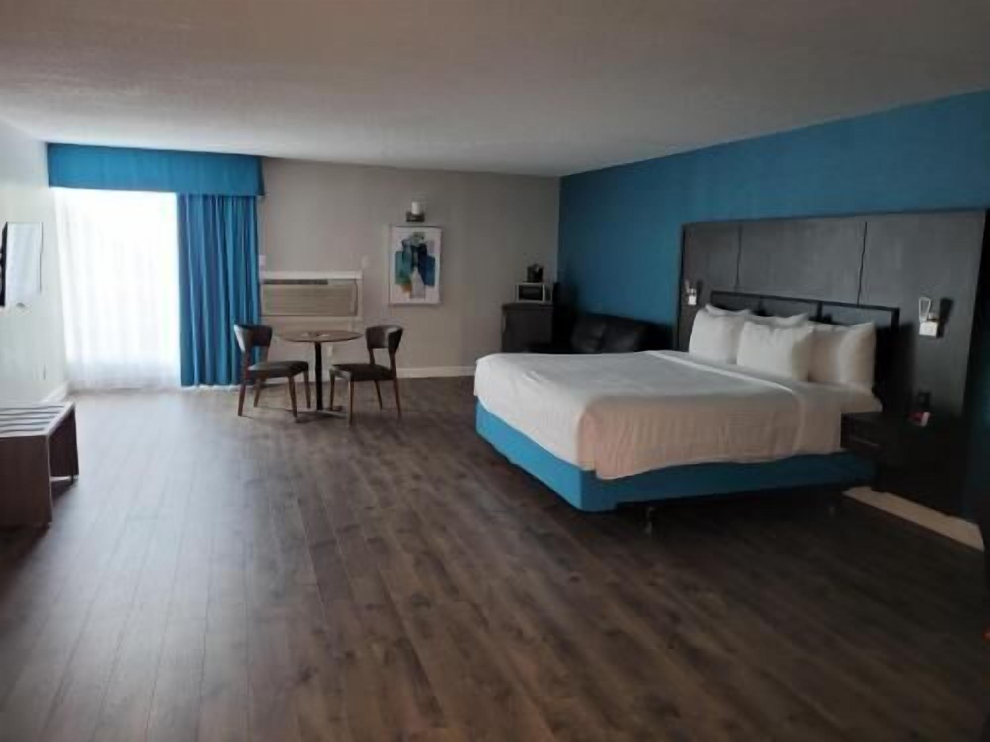 Select Comfort beds, blackout drapes, iron/ironing board