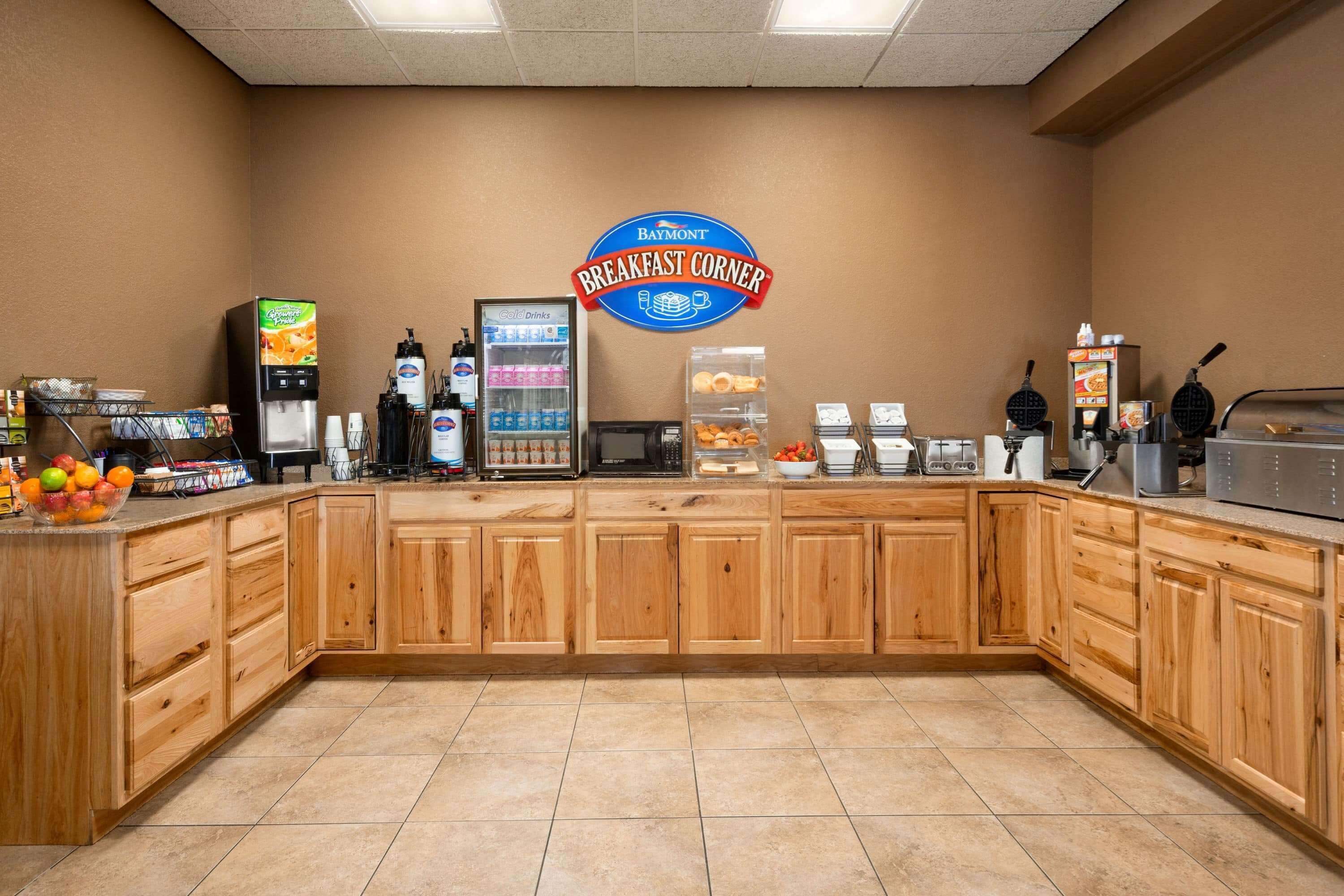 Selvbetjent frokost er inkludert hver dag